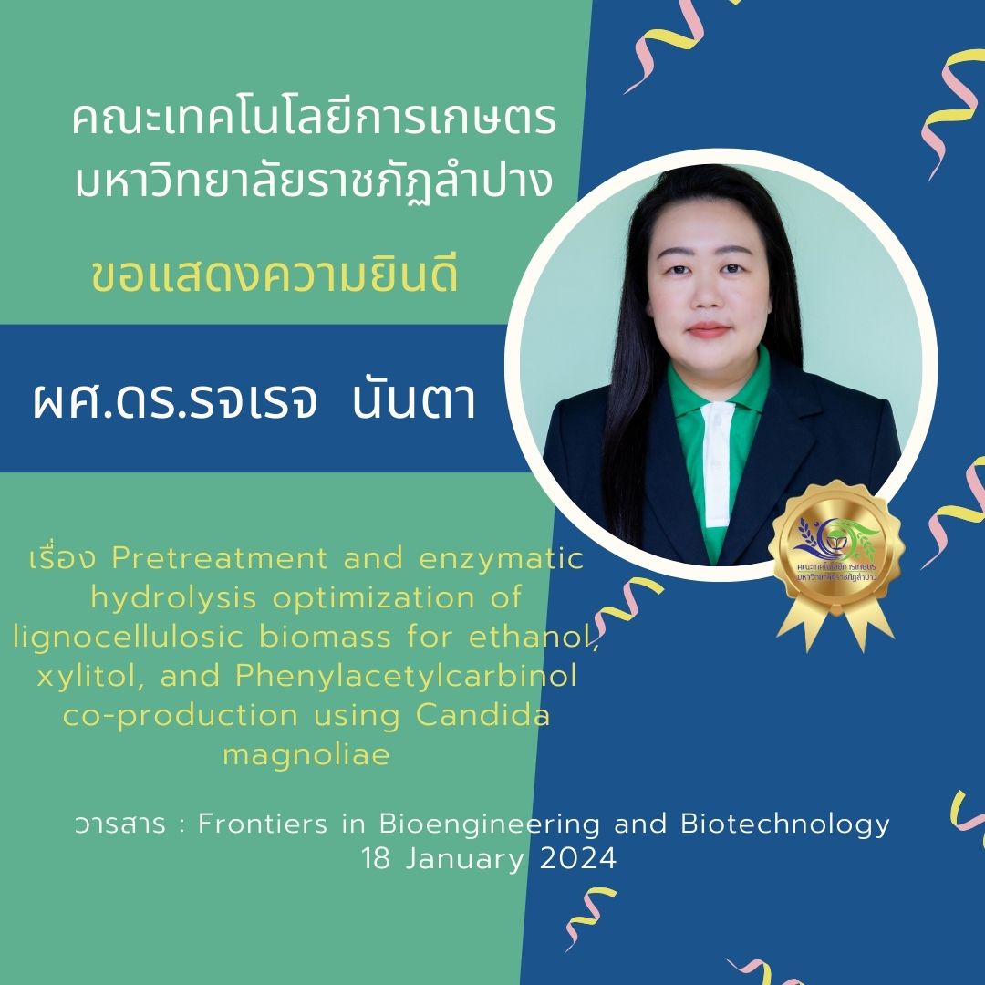 ผลงานวิจัยของ ผศ.ดร.รจเรจ นันตา ได้รับการตีพิมพ์ในวารสารทางวิชาการระดับนานาชาติ